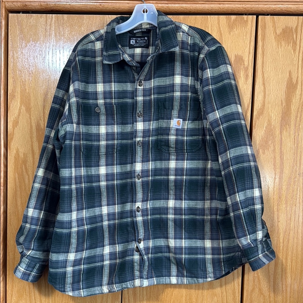Carhartt Plaid Shirt Jacket